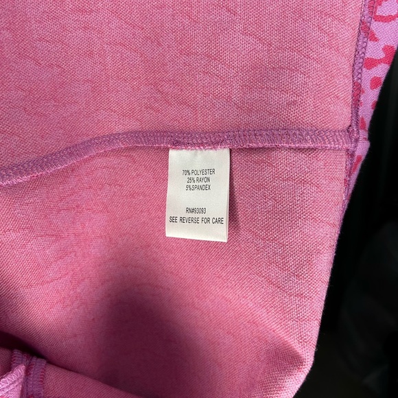 Womens Tyler Böe NWT Pink Polyester Rayon Spandex Midi Pencil Peplum Dress Small - Picture 4 of 4